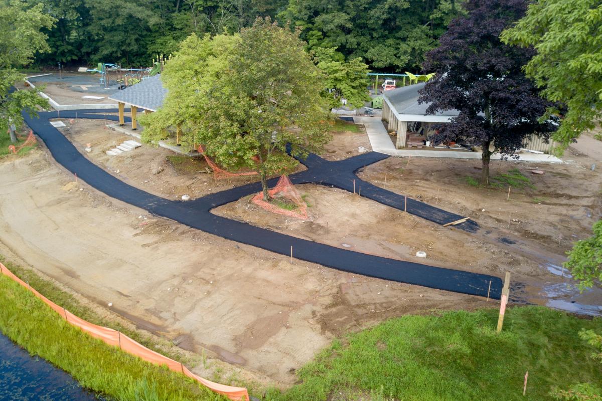 Choate Park walkway August, 2018