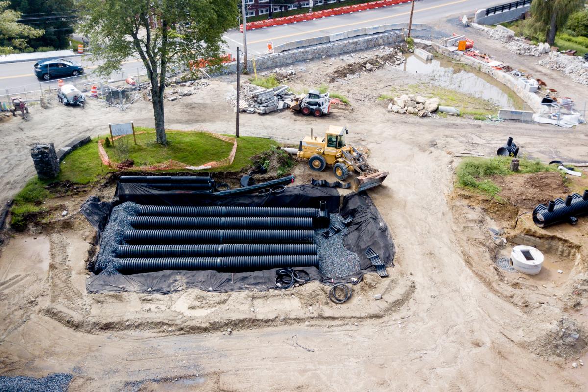 Playground construction, August, 2018