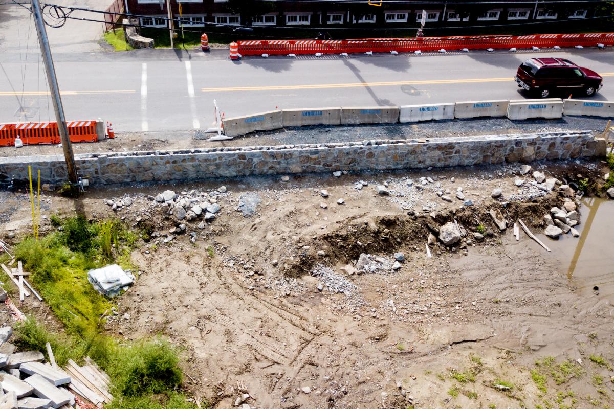 Playground construction, August, 2018